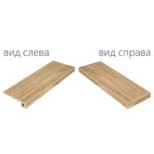 Плитка для ступеней Italon Natural Life Wood 90x33, Olive Угловая правая