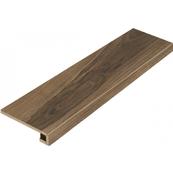 Плитка для ступеней Italon Maison 120x33, Walnut Угловая правая