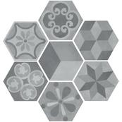 Напольная плитка Kerama Marazzi Пуату 23.1х20, микс Напольная плитка Kerama Marazzi Пуату 23.1х20, микс