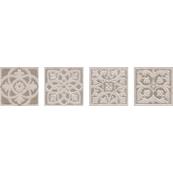 Декор вставка Kerama Marazzi Парнас 9,7х9,7, лаппатированный
