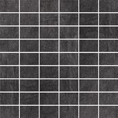 Плитка-мозаика универсальная Paradyz Taranto 29.8x29.8, Grafit, резанная