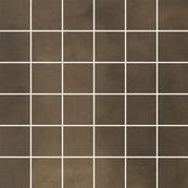 Плитка-мозаика напольная Paradyz Tigua 29.8х29.8, brown mozaika (kostka 4.8х4.8)