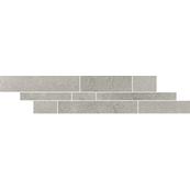 Платка-декор напольный Paradyz Naturstone 14.3х71, antracite listwa mix paski