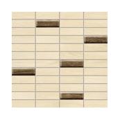 Плитка-мозаика напольная Tubadzin (Arte) Moringa 29.8х29.8, beige glass