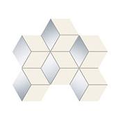 Плитка-мозаика настенная Tubadzin (Arte) Senza 28.9х22.1, white hex