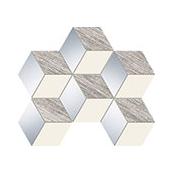 Плитка-мозаика настенная Tubadzin (Arte) Senza 28.9х22.1, grey hex