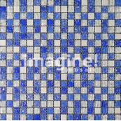 Мозаика Imagine BL8110, 30х30, бело-синяя