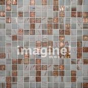 Мозаика Imagine ML42047, 32.7х32.7, бежево-оранжевая