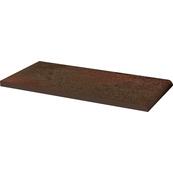 Плитка для ступеней Paradyz Semir 30x14.8, Brown, Parapet