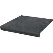 Плитка для ступеней Paradyz Semir 30x33, Grafit, с капиносом