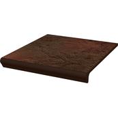 Плитка для ступеней Paradyz Semir 30x33, Brown, с капиносом