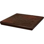 Плитка для ступеней Paradyz Semir 33x33, Brown, Narozna, с капиносом