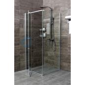 Душевая дверь Erlit ER 10110H, форма квадратная, прозрачное стекло, 6 мм