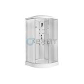 Душевая кабина Erlit ER4508P-C3 80х80х215, задняя стенка матовая