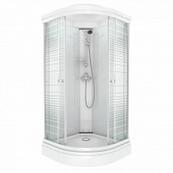 Душевая кабина Triton Стандарт 100 на 100 А3 ДН4 стекла полосы Душевая кабина Triton Стандарт 100 на 100 А3 ДН4 стекла полосы