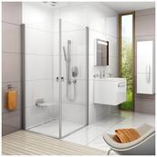 Душевой уголок Chrome Ravak CRV1+CRV1 100x80 (прозрачный/белый)