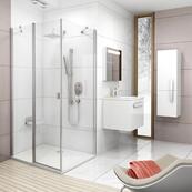 Душевой уголок Chrome Ravak CRV2+PSS 100x80 (прозрачный/серебристый)